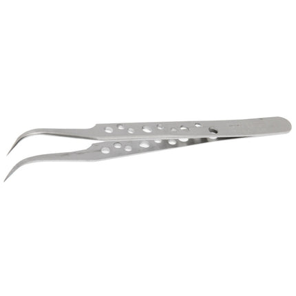 High-Hardness Anti-Magnetic Anti-Acid Steel Curved Tweezers, Curved Head