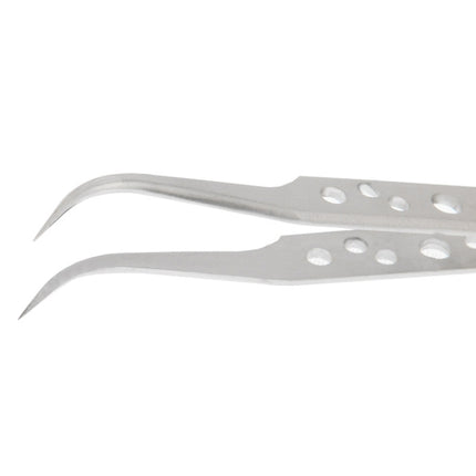High-Hardness Anti-Magnetic Anti-Acid Steel Curved Tweezers, Curved Head