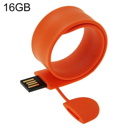 USB-Flash-Disk mit Silikonarmband und 16 GB Speicher, 16 GB, 16 GB (Orange), 16 GB (Pink), 16 GB (Violett)