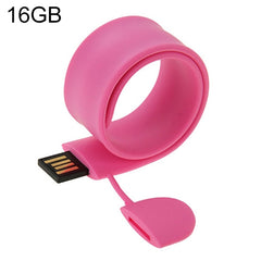 Memoria USB con pulsera de silicona y 16 GB de memoria, 16 GB, 16 GB (naranja), 16 GB (rosa), 16 GB (morado)