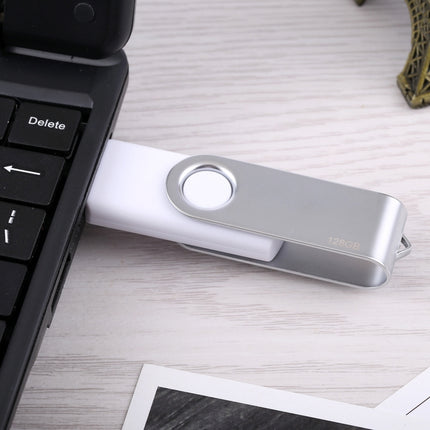 128GB Twister USB 2.0 Flash Disk, 128GB/White