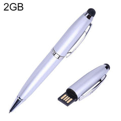 2 in 1 Pen Style USB Flash Disk, Black , 2GB (Silver), 4GB (Silver), 8GB (Silver), 16GB (Silver), 32GB (Silver), 2GB (Black), 4GB (Black), 8GB (Black), 16GB (Black), 32GB (Black)