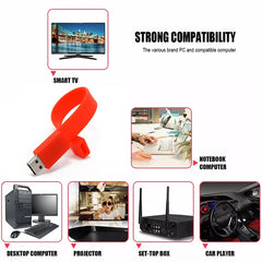 16GB Silicon Bracelets USB 2.0 Flash Disk, 16GB