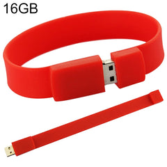 16GB Silicon Bracelets USB 2.0 Flash Disk, 16GB