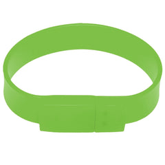 16GB Silicon Bracelets USB 2.0 Flash Disk, 16GB (Green)