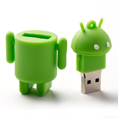 8GB Android Robot Style USB Flash Disk (Green), 8GB