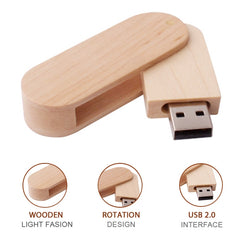 8 GB Wood Material USB Flash Disk, S-FD-1151A, S-FD-1151B, S-FD-1151C