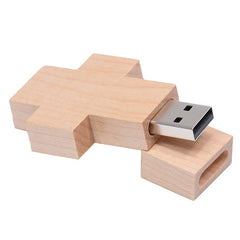 8 GB Wood Cross Style USB Flash Disk, 2GB, 4GB, 8GB