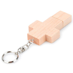 8 GB Wood Cross Style USB Flash Disk, 2GB, 4GB, 8GB