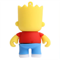 The Simpsons Bart  Shape Silicone USB2.0 Flash disk, Special for All Kinds of Festival Day Gifts , 2GB, 4GB, 8GB, 16GB