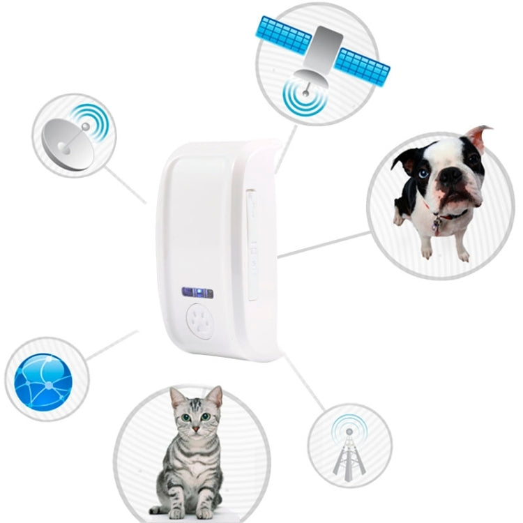 KH-909 Universal IPX6 Waterproof GPS Tracker for Pet / Kid / the Aged, KH-909 White + Blue, KH-909 White + Black