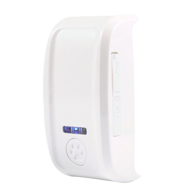 KH-909 Universal IPX6 Waterproof GPS Tracker for Pet / Kid / the Aged, KH-909 White + Blue, KH-909 White + Black