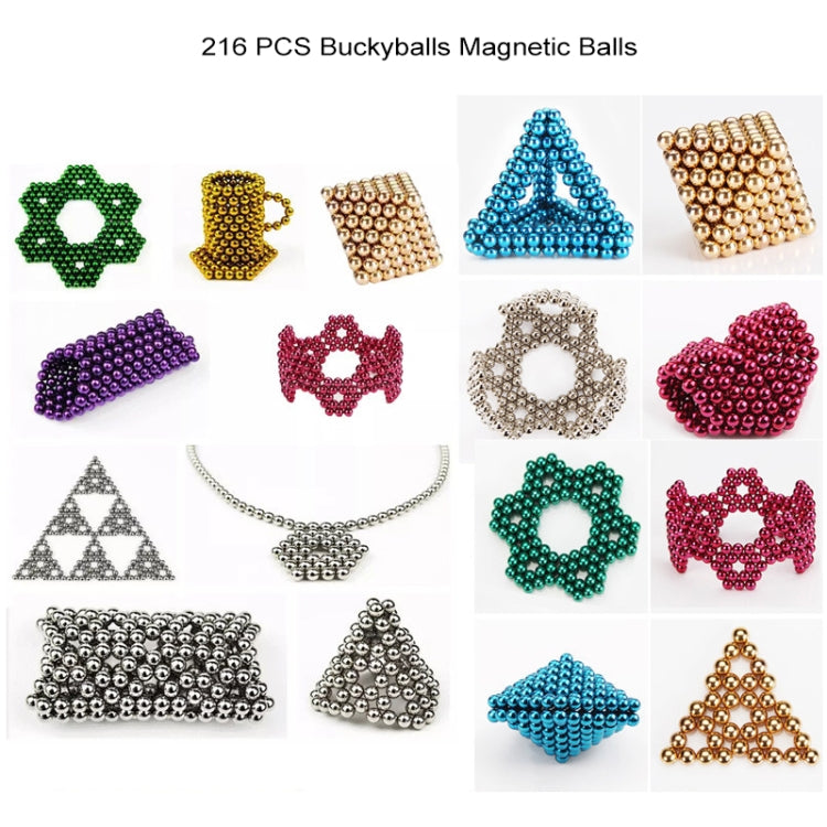 216 PCS Buckyballs Magnetic Balls / Magic Puzzle Magnet Balls
