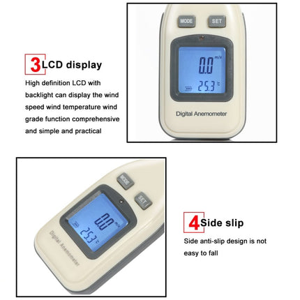BENETECH Digital Electronic Anemometer (GM816A), GM816A