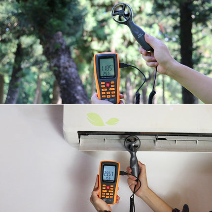 BENETECH GM8902 2.6 Inch LCD Screen Digital Wind Speed Meter Anemometer