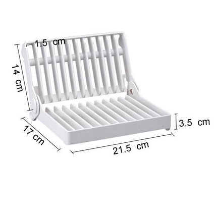 Foldable Dish Drip Rack Plate Holder, Plate Holder
