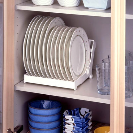 Foldable Dish Drip Rack Plate Holder, Plate Holder