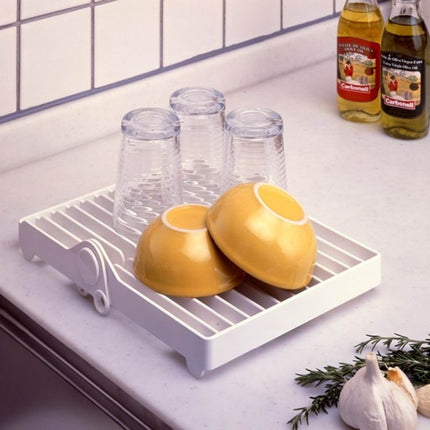 Foldable Dish Drip Rack Plate Holder, Plate Holder