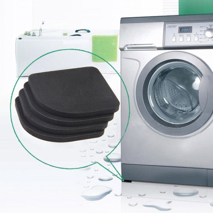 4 PCS Shockproof and Anti-slip Pad Mute Cotton for Washing Machine, Anti-slip Pad Mute Cotton
