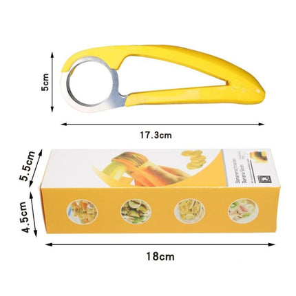 LsCook Kitchen Tool Banana Slicer Cutter Chopper for Fruit Salad, Banana Slicer