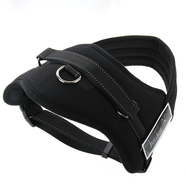 Soft Thicken Pet Chest Suspenders Dog Traction Rope, Size: M (50-65cm), Size: M (50-65cm)(Black)