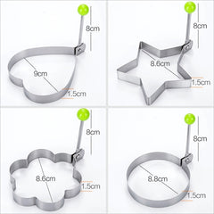 4 in 1 Stainless Steel Fried Egg Pancake Mold