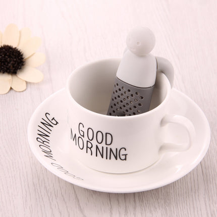 Cute Mr Tea Infuser Silicone Tea Strainers