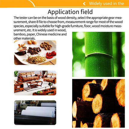 GM630 Digital Wood Moisture Meter with LCD