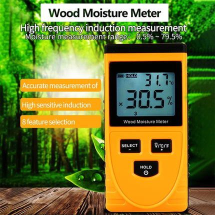 GM630 Digital Wood Moisture Meter with LCD