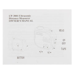 CP-3001 Ultrasonic Distance Measurer Laser Point with 1m Tape Measurer