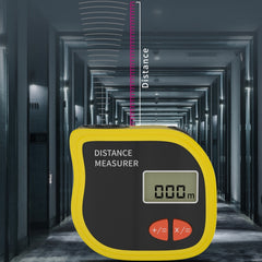 CP-3001 Ultrasonic Distance Measurer Laser Point with 1m Tape Measurer