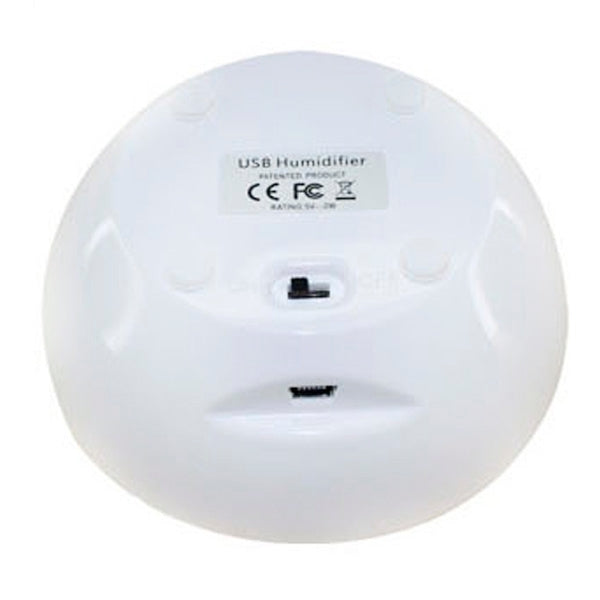 USB Air Humidifier with Mini Red Indicator and Vapour Amount Regulating Switch (White + Green), USB Air Humidifier