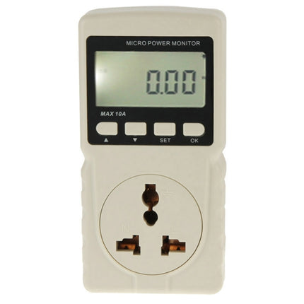 BENETECH GM86 LCD-Display MAX 10A Mikro-Leistungsmonitor Energiemessgerät, EU-Stecker
