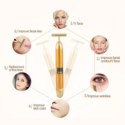 Face Massage Stick Device Electric Beauty Bar Face Massager (6500 Vibrations per Second)