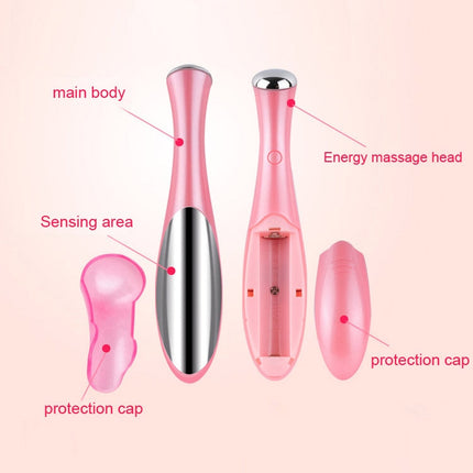 HYJ-825 Eye Care Massager Eyes Wrinkle Removing Pen Ion Vibration Beauty Eye Cream Cosmetic Instrument