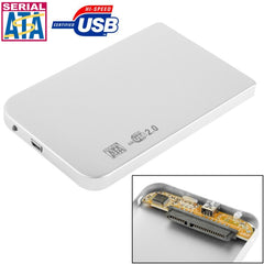 2.5 inch SATA HDD External Case, Size: 126mm x 75mm x 13mm , SATA (Black), SATA (Silver), SATA (Blue), SATA (Red)