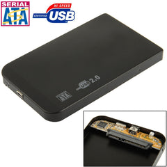 2.5 inch SATA HDD External Case, Size: 126mm x 75mm x 13mm , SATA (Black), SATA (Silver), SATA (Blue), SATA (Red)