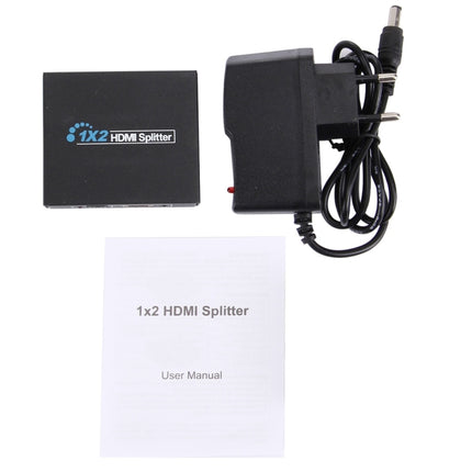 HDV-9812 Mini HD 1080P 1x2 HDMI V1.4 Splitter for HDTV / STB/ DVD / Projector / DVR, HDMI V1.4