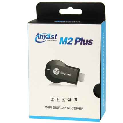 Receptor de pantalla con dongle HDMI WiFi M2 PLUS, CPU: Cortex A9 1.2GHz, compatible con Android/iOS, M2 PLUS