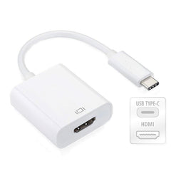 For Macbook 12 inch / Chromebook Pixel 2015, HDMI Female (White)