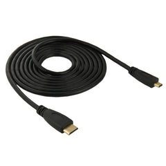 1.8m Mini HDMI Male to Micro HDMI Male Adapter Cable, Mini HDMI Male, Length: 1.8m