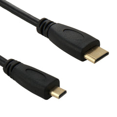 1.8m Mini HDMI Male to Micro HDMI Male Adapter Cable, Mini HDMI Male, Length: 1.8m