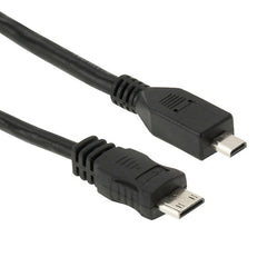 30cm Mini HDMI Male to Micro HDMI Male Adapter Cable, Micro HDMI Male, Length: 30cm