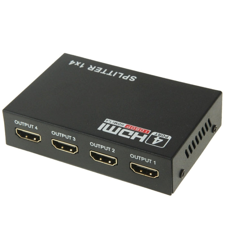 Mini HD 1080P 1x4 HDMI V1.4 Splitter for HDTV / STB/ DVD / Projector / DVR, 1x4 HDMI (Mini)