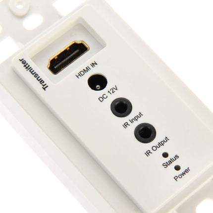 HDMI Single Cat5e / 6 50 Meters Wall Plate Extender, EU Plug