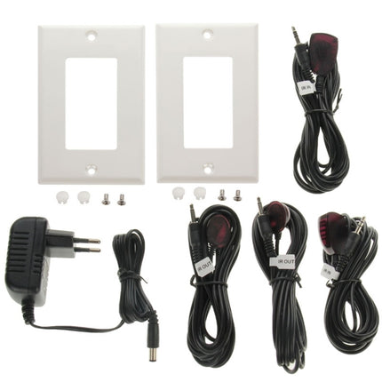 HDMI Single Cat5e / 6 50 Meters Wall Plate Extender, EU Plug