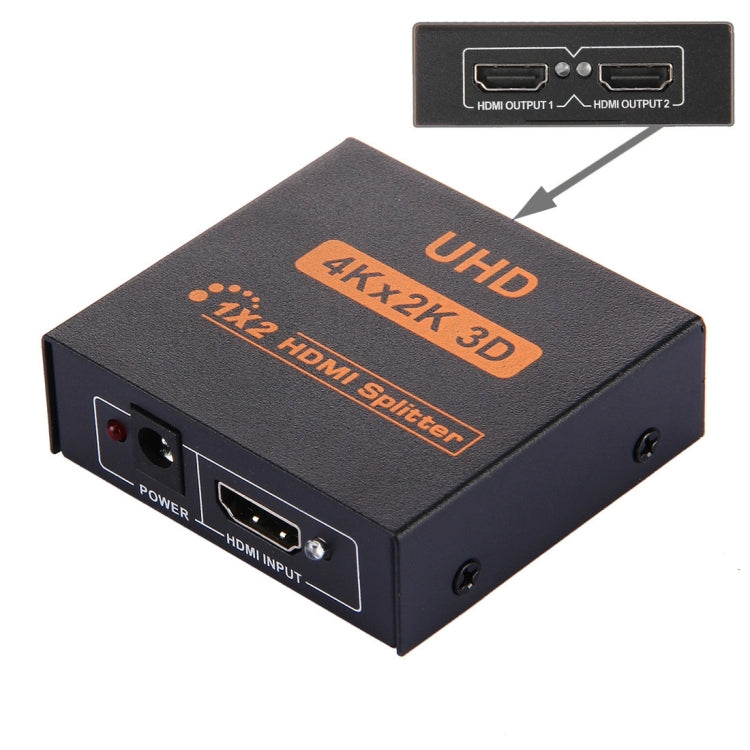 FY1409E Mini V1.3 UHD 4K x 2K 3D 1 x 2 HDMI Splitter, HDMI V1.3