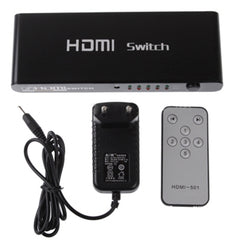 5 Ports Full HD 1080P HDMI Switch with Switch & Remote Controller, 1.3 Version (5 Ports HDMI Input, 1 Port HDMI Output), 1.3 Version