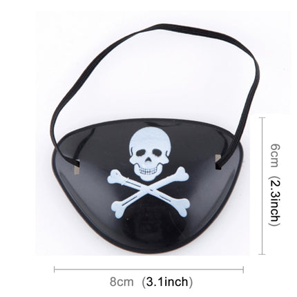Halloween Props Plastic Pirate Eye Patches, Random Pattern Delivery, Pirate Eye Patches