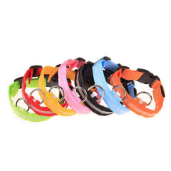 Adjustable 3-Mode LED Flashing Dog Collar, Size: S , Size: S, Size: M, Size: L, Size: XL